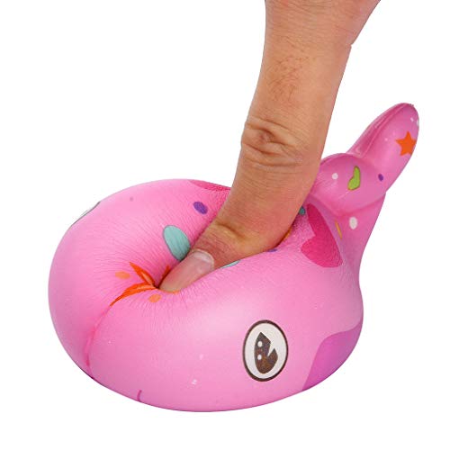 image for Bokeley Happy Easter Gift Squishies Unicorn Whale Narwhal Kawaii Slow 