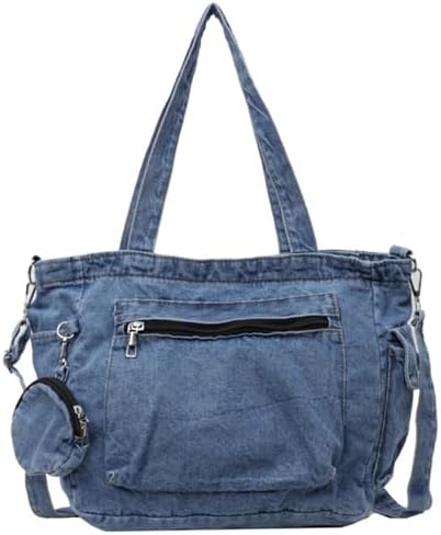 Amazon.com: Denim Bag for Women Casual Denim Crossbody Bag Multi