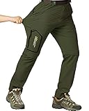 Women’s Outdoor Anytime Quick Dry Cargo Pants Convertible Hiking Camping Fishing Zip Off Stretch Trousers