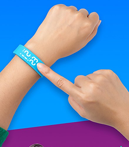 Smart Pedometer Bracelet,Smart Sport Watch, YiMiky Smart Bracelet Fitness Tracker Wristband Watch with Pedometer Calories Monitor, Sleep Monitor Waterproof Bracelet for Kids Women Men-Blue