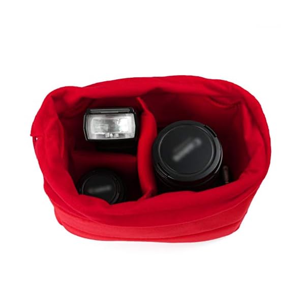 Koolertron Kamera Schutztasche wasserdichte Shockproof Gepolsterte Phototaschen Kamerataschen mit Gepolsterter Einsatz… – Bild 4