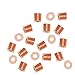 Tube Crimp Beads, 2 x 2mm, 50 Pieces, Genuine Copper