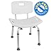 Medical Tool-Free Assembly Spa Bathtub Adjustable Shower Chair Seat Bench with Removable Back