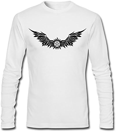 UNNIK Men's The Thriller Series Supernatural Long Sleeve T-shirt White M