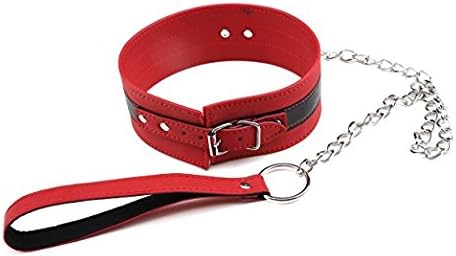 MirageMe Leather Choker Neck Collar Leash Large
