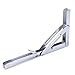 Amarine-made Heavy Duty Polished Stainless Steel Folding Shelf Bench Table Folding Shelf or Bracket, Max Load: 550lb/250kg, Short Release Arm