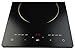 Weleyas Portable 1800W Gold Energy Efficiency Electric Induction Cooktop Countertop Single Burner with Power, Temperature and Timer Setting, Full Glass and Sensor Touch Control