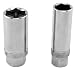 GreatNeck 28020 Magnetic Spark Plug Socket Set, 2-Piece | Powerful Magnet Keeps Spark Plug Securely Seated During Removal and Install | Power & Precision - Won't Break Plugs | Rust Resistant, Chrome