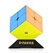 D-FantiX Qiyi 2x2 Speed Cube Stickerless Magic Cube Puzzle