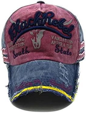 Monbedos 1 Pcs Adjustable Vintage Baseball Cap Cotton Breathable Washable Trim Visor Motorcycle Cap Do Old Hat for Men and Women (Green)