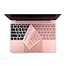 Premium Keyboard Cover for MacBook 12 Inch A1534 and MacBook Pro 13 Inch A1708 (2016/2017 Version, No TouchBar) (Hollow Series Rose Gold)