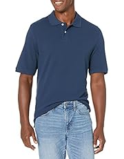 Amazon Essentials Men's Regular-fit Cotton Pique Polo Shirt
