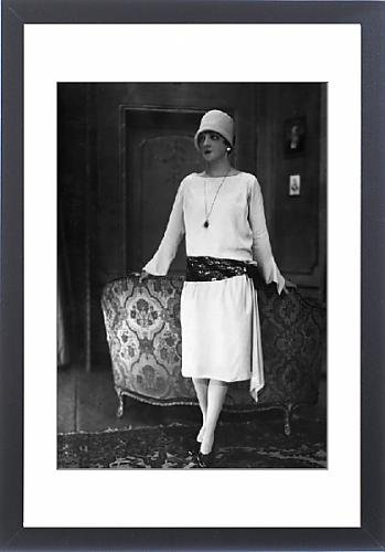 Framed Artwork Of 20S Fashion/jean Lanvin