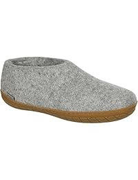 Glerups Unisex Ladies Gents AR 100% Natural Wool Shoe with Rubber Sole