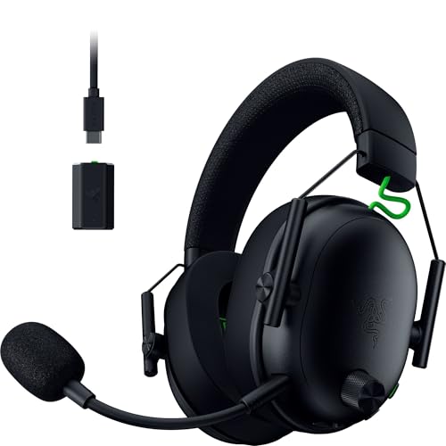 Razer BlackShark V3 Xbox S|X - Kabelloses E-Sport-Headset - Triforce 50mm Treiber - Abnehmbares Breitband-Mikrofon - HyperSpeed 2,4 GHz & Bluetooth - Surround Sound - Xbox/PC | Schwarz