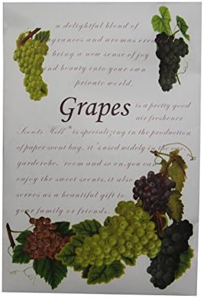 Scents Hill Fragrant Sachet Packets to Closet,Lot of 4 (Grapes)