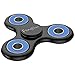 Tri-Spinner Fidget Toy 3D Printing Ceramic with Premium Quality EDC Focus Toy for Kids & Adults (Black&Blue)