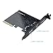 dodocool PCI-E Express Card with USB 3.1 and Type-C Ports 15-Pin ConnectorSuperSpeed Gen II (10 Gbps) for Windows 7 / 8 / 8.1 / 10 Linux Kernal