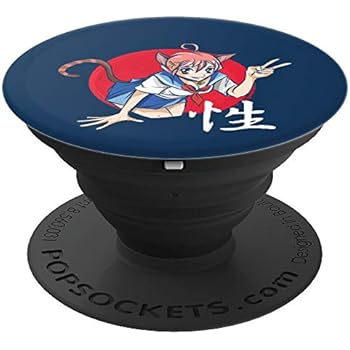 Retro Japan Anime Lover Japanese Manga Fan Comic Reader PopSockets Grip and Stand for Phones and Tablets