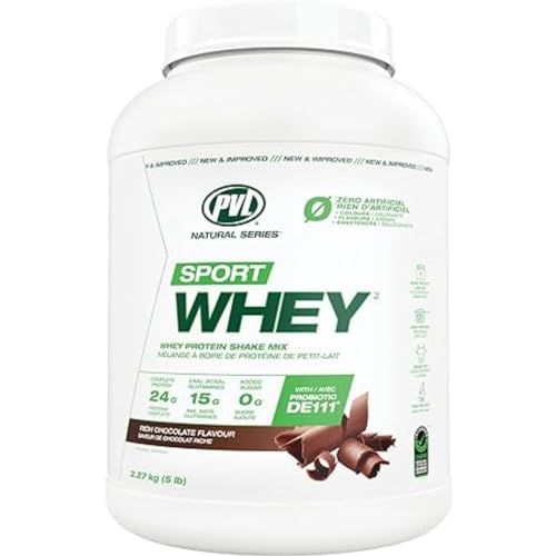 PVL Sport Whey – Clean 100% Whey Protein Powder Protein Shake (2.27 kg, Rich Chocolate)