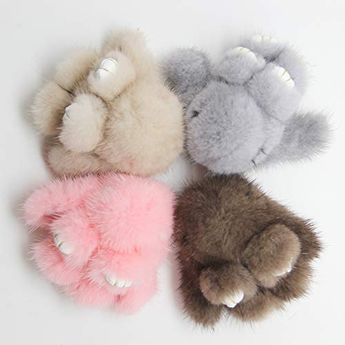 YISEVEN Mini Plüsch Kaninchen Schlüsselanhänger Osterhase Anhänger Fell Kuscheltier Hase Bommel Türdekoration Häschen… – Bild 6