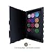 Allwon Magnetic Palette Unicorn Empty Makeup Palette with 30Pcs Adhesive Empty Palette Metal Stickers for Eyeshadow Lipstick Blush Powder (Zebra)