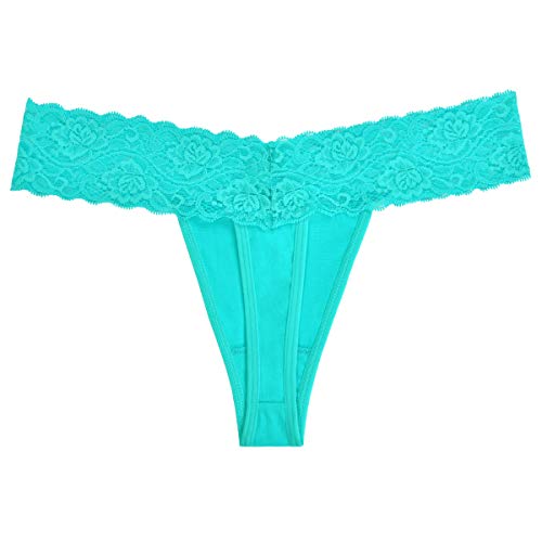 image for Sunm Boutique Women's Lace Thong Underwear Hollowed Out T Back Low Wai