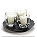 Hosley's Set of 30 Unscented Votive Candles, Up To 10-hours. Bulk Buy. Hand Poured, Using a High Quality Wax Blend. Ideal for Wedding, Emergency Lanterns, Aromatherapy, Spa, Reiki, Candle Garden O6