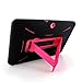 [Rhino] Black Hot Pink Heavy Duty rugged impact Hybrid Case with Kickstand Case For Samsung Galaxy Tab 2 LTE 10.1