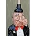 The King's Bay Standing Toilet Paper Holder Man w Pants Down Butler Bathroom Funny Fixture
