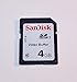 SanDisk Lot of 5 SD card 4gb class 4 Secure digital memory and photo storage New