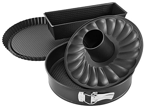 Zenker 6528 Baking Tin (Set Of 4), Black/Metallic, 11.81" - Thumbnail 6