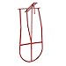 Intrepid International Wall Saddle Rack, Red