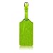 ACdream Luggage Tags 2 Pack, Leather Suitcase Tags Identifiers, Cute Cruise ID Labels with Privacy Cover fits on Backpack, Travel Bag, for Women, Men, Adults, Kids, Green