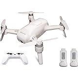 Yuneec YUNFCAUS Breeze Compact Smart Drone Ultra HD 4K Video, White with Bluetooth Controller