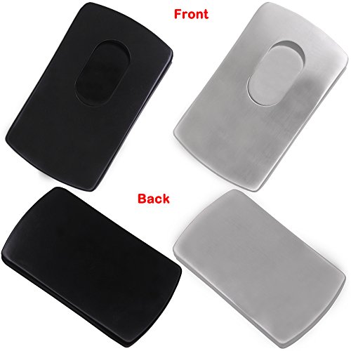 image for Professional Business Card Case, DaKuan 2 Packs Name Card Holder with 