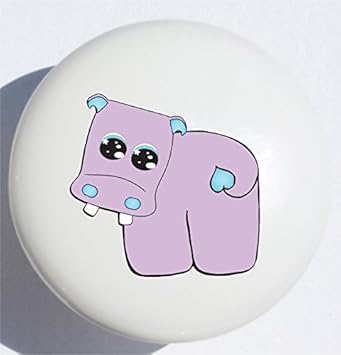 Amazon Com Single Hippopotamus Jungle Safari Drawer Knob Pulls