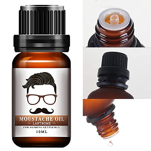 Moustache Oil Beard Oil Conditioner for Men Natural Soften & Strengthens Growth Care Oil 10ml