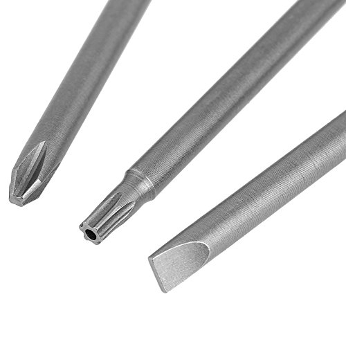 Marhynchus 10pcs Slotted+Cross+Security Star Type Hex Shank Screwdriver Bits Set with Magnetic 1/4\