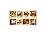 Quilting Treasures Unbridled Horse Picture Patches 24in Panel Cream Fabric