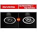 2Pcs Wireless Car Door LED Projector Light for Mercedes Benz All Models, Car Courtesy Welcome Logo Shadow Ghost Light, Wireless Car Door Led Projector Light