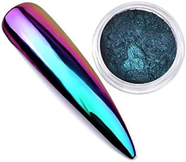 Change Color Matte Metallic Reflective Nail Multi-Chrome Gel Polish Powder Shiny Sheen Chameleon Holographic Nail Powder Beauty Design Reflective Iridescent Colour Laser WuWangHai