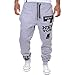 Cottory Men's Harem Casual Baggy Hiphop Dance Jogger Sweatpants Trousers