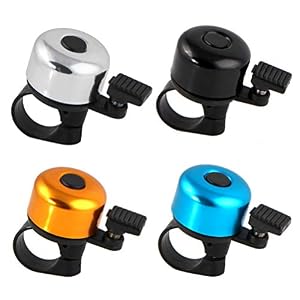 kuou 4 Pack Bike Bell, Classic Bike Bell Bicycle Bell Alloy Bicycle Ring Bell with Loud and Crisp Sound for Scooter Road…