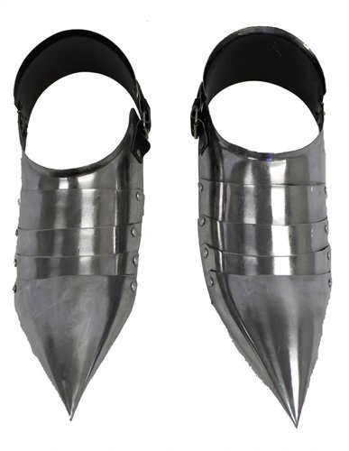 Medieval Steel Shoes: Gothic Knight Costume