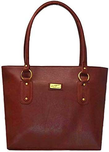 Pynk Fashion Leather Women's Handbag - Tan