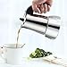 Mr. Rudolf Coffee Maker and Moka Pot,18/10 Stainless Steel Stovetop Espresso - (6 Cups)