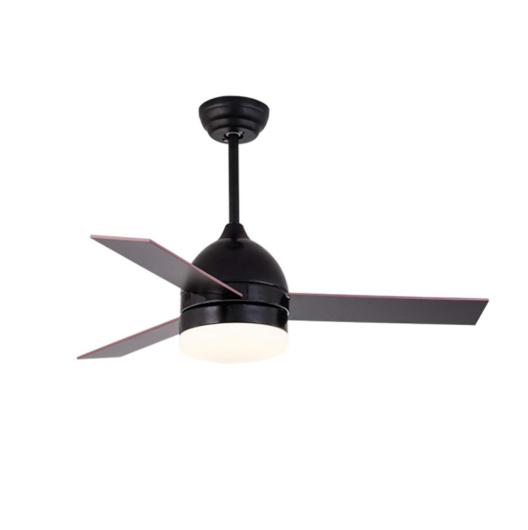 Amazon Com Modern Ceiling Fan Light With 3 Plywood Blades Led