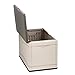 Lifetime 60059 Black Bottom & Desert (Tan) Sides and Lid Outdoor Storage Box-80 Gal, 80 Gallon, Desert Sand