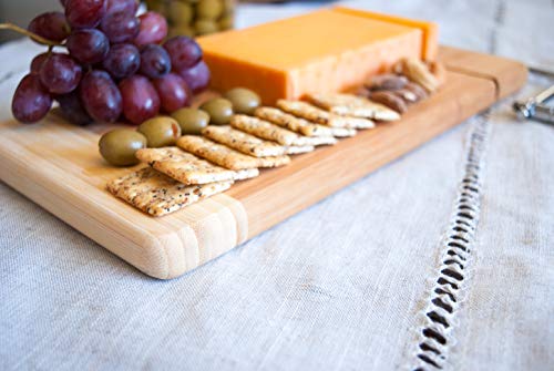 Topline Bamboo Cheese Board with Wire Slicer